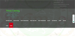 Desktop Screenshot of primacatering.net