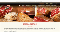 Desktop Screenshot of primacatering.com.pl